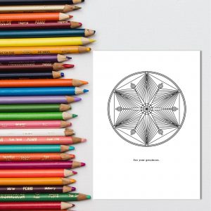 molaict printable 10 crayons mockup