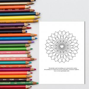 molaict printable 7 crayons mockup