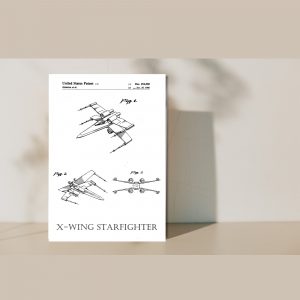 x wing fighter shadow mockup