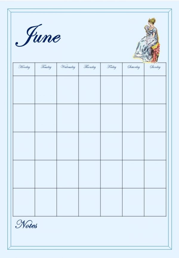 june planner