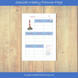 600 Mockup seaside planner page