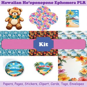 hawaii ephemera mockup