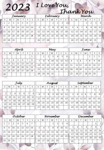 ho'oponopono 2023 calendar